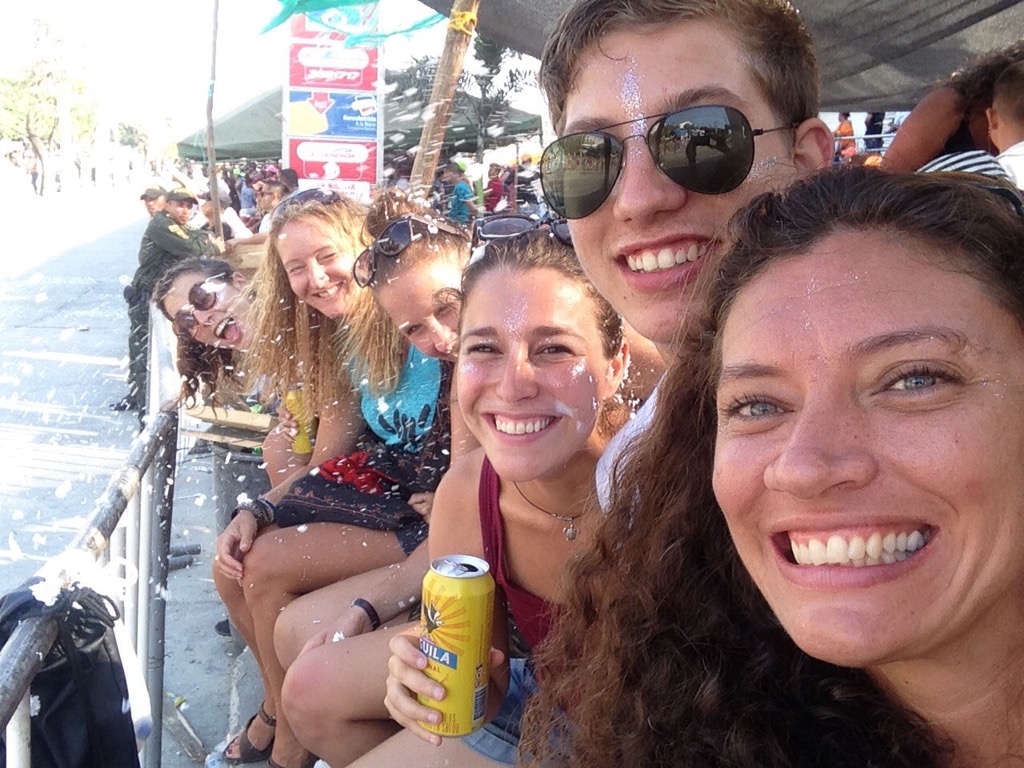 Parade at Barranquilla's Carnaval 2017 Foam at Carnaval Barranquilla 2017